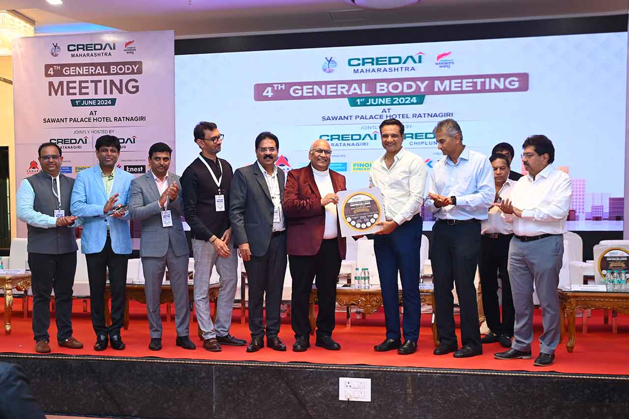The CREDAI-Maharashtra Gratitude Week Award Ceremony was held on 1st June 2024 